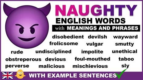 enaughty|naughty meaning.